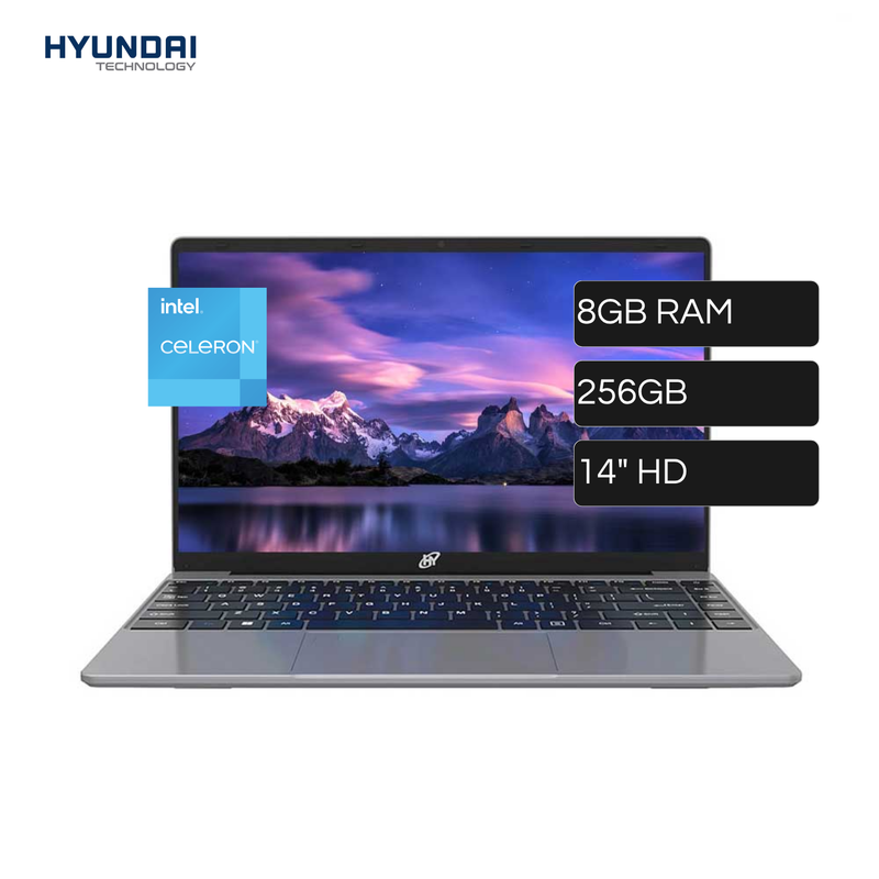 Laptop Hyndai HT14CCAS02 Intel Cerelon N4020 RAM 8GB Disco 256GB 14