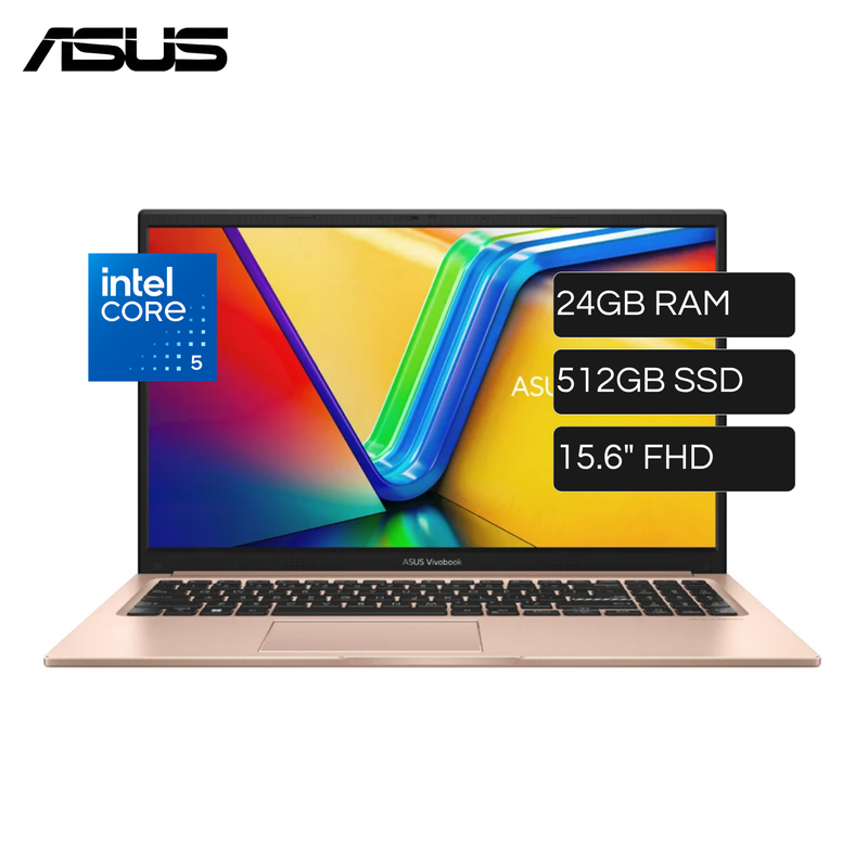 Laptop ASUS Vivobook X1504VA-E84465 Intel Core 5 120U RAM 24GB Disco 512GB SSD 15.6