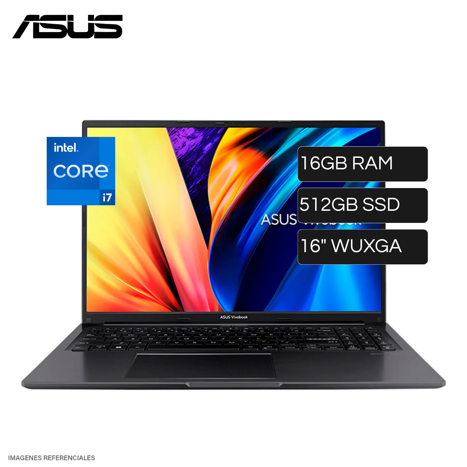 Laptop ASUS Vivobook X1605VA-MB1440 Intel Core I7 13620H RAM 16 GB Disco 512GB SSD 16" WUXGA IPS FreeDos