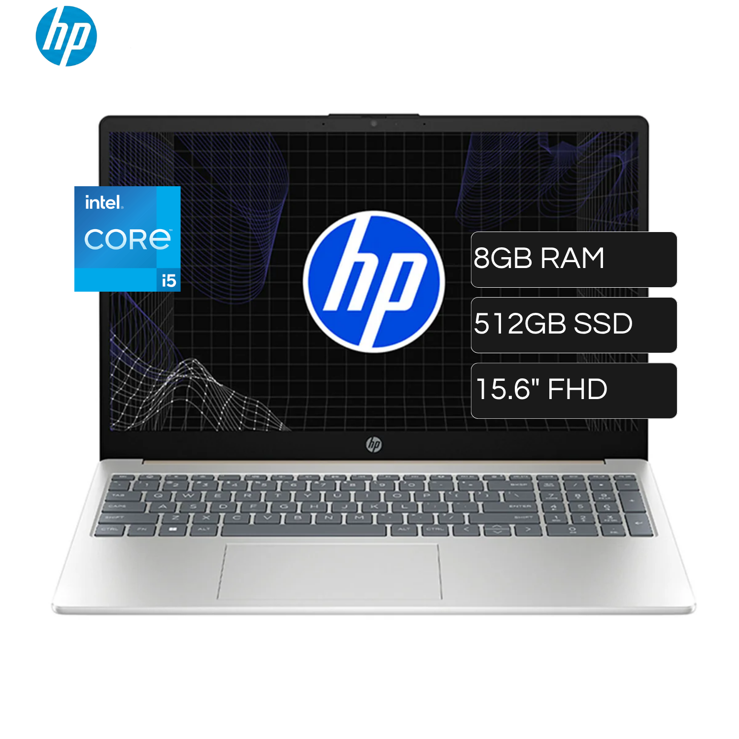 Laptop HP 15-FD0020LA Intel Core i5 1334U RAM 8GB DIsco 512GB SSD 15.6" FHD Windows 11 Home