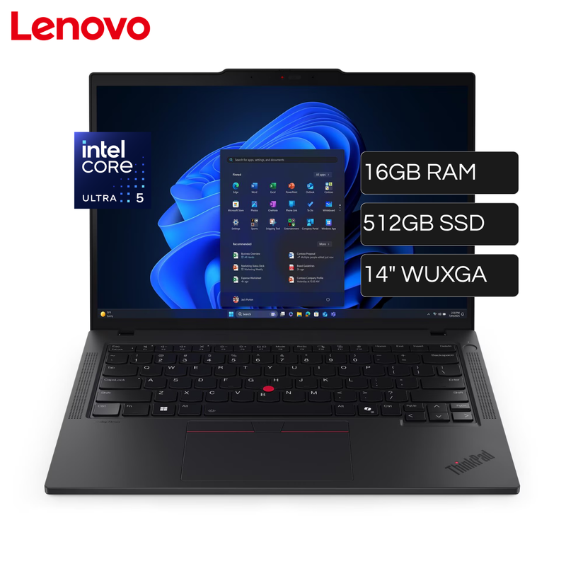 Laptop Lenovo ThinkPad T14 GEN 6 Intel Core Ultra 5 235U VPRO RAM 16GB Disco 512GB SSD 14