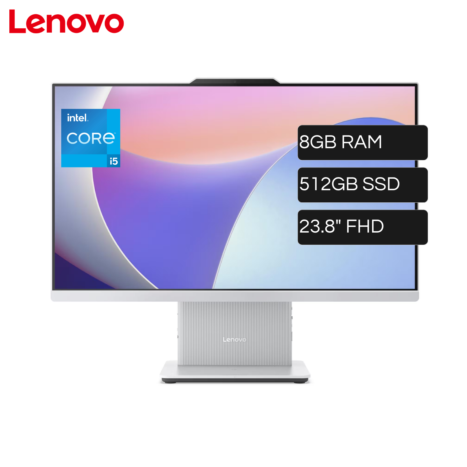 AIO Lenovo 24IRH9 Intel Core i5 13420H RAM 8GB Disco 512GB SSD 23.8" FHD FreeDos
