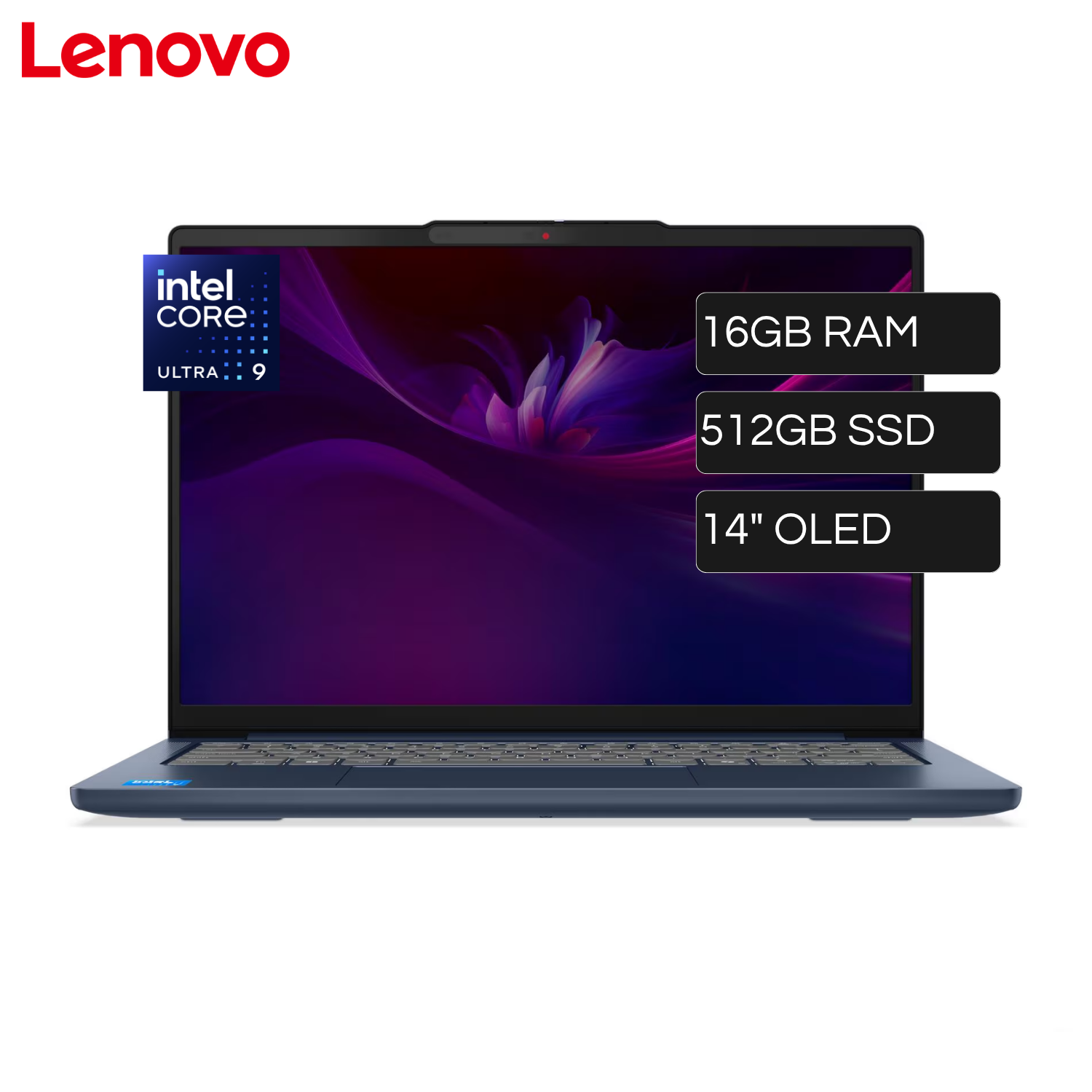 Laptop Lenovo Slim 5 14IMH10 Intel Core Ultra 9 185H RAM 16GB Disco 512GB SSD 14" WUXGA OLED FreeDos