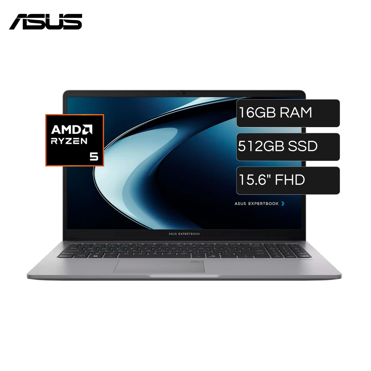 Laptop ASUS ExpertBook PM1503CDA AMD Ryzen 5 150 RAM 16GB SSD Disco 512GB SSD 15.6" FHD FreeDos