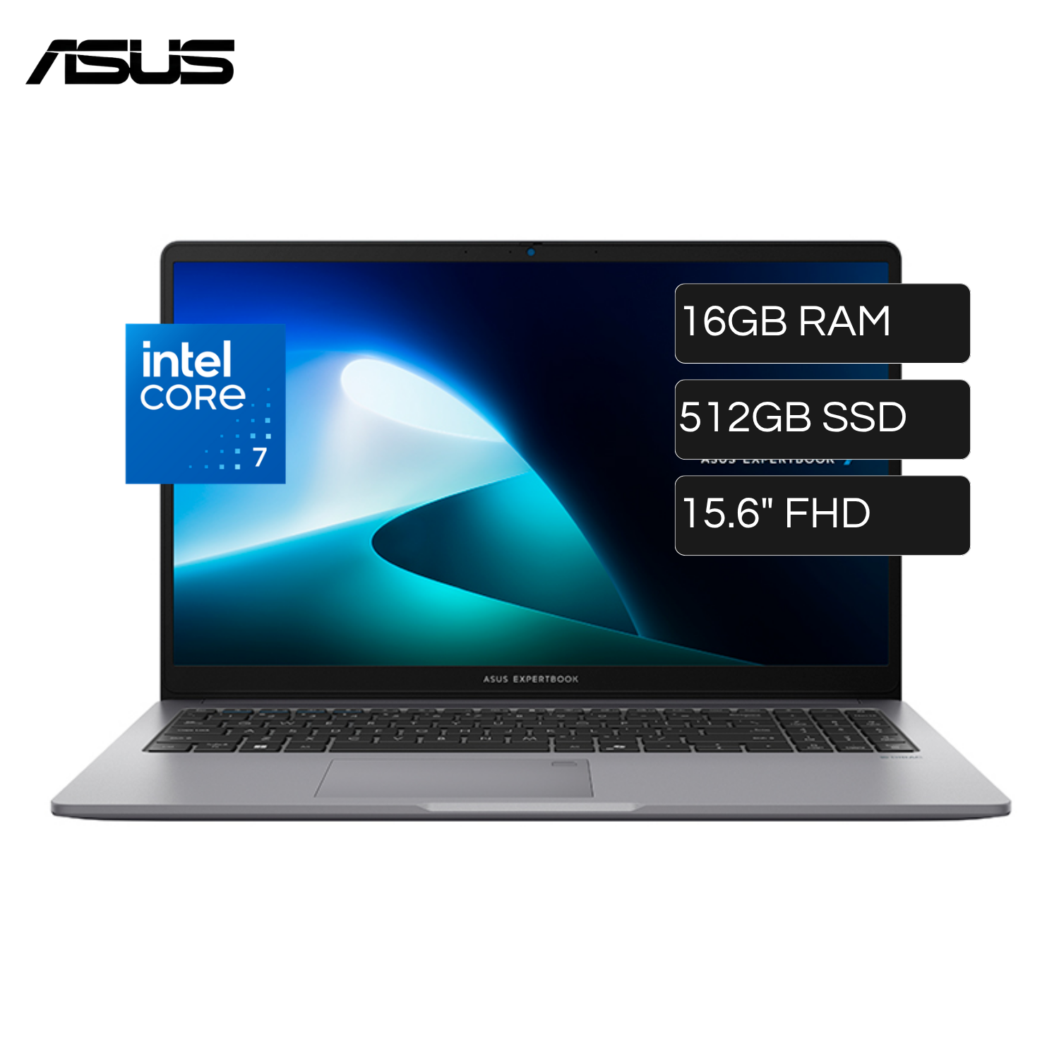 Laptop Asus ExpertBook P1503CVA-S72120 Intel Core 7 240H RAM 16GB Disco 512GB SSD 15.6" FHD FreeDos