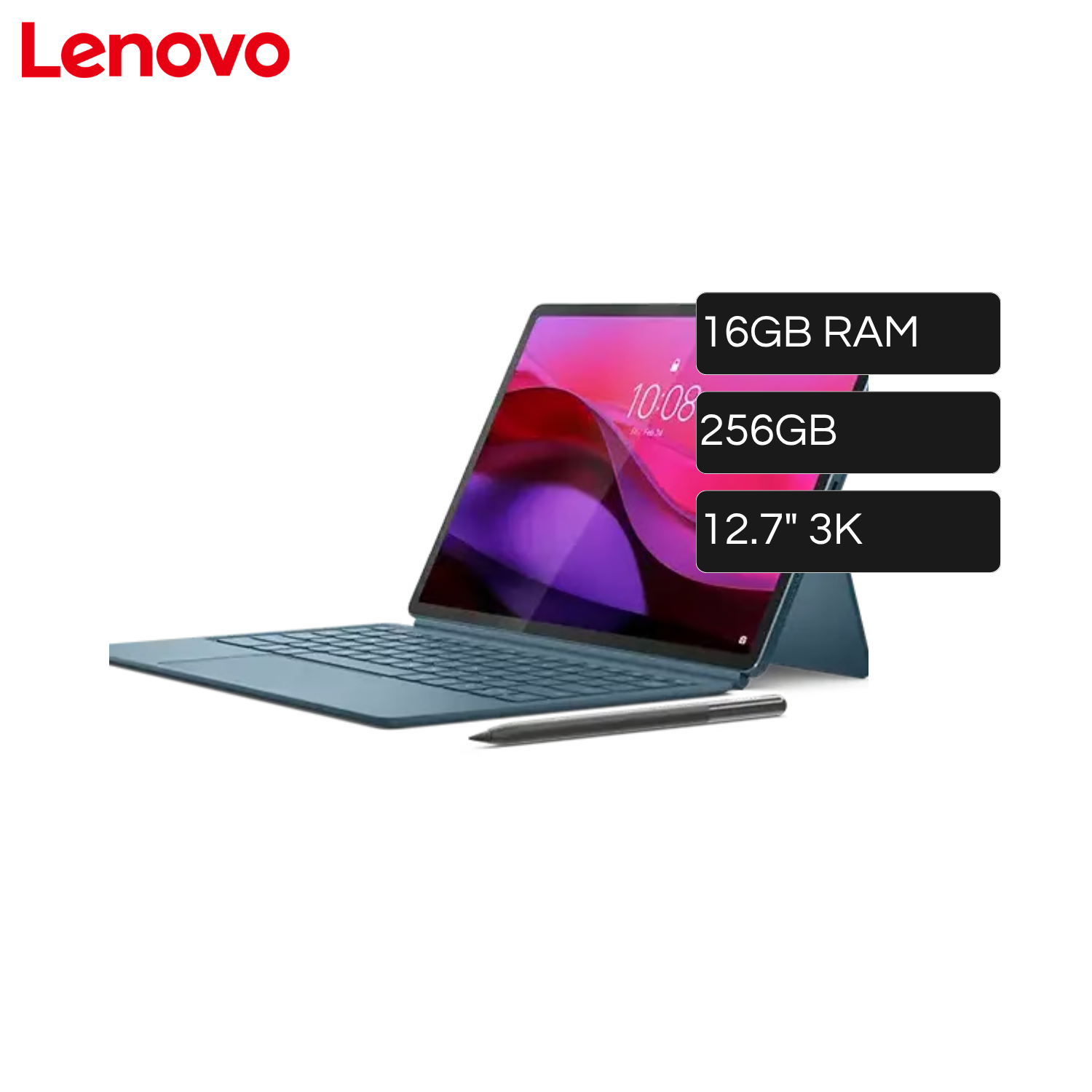 Tablet Lenovo Yoga Tab Plus TB-520FU RAM 16GB Almacenamiento 256GB 12.7" 3K 144Hz Android