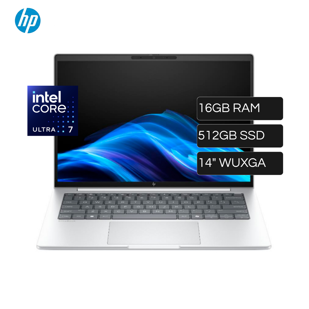 Laptop HP ELITEBOOK 6  G1I 14 Intel Ultra 7 255v RAM 16GB Disco 512GB SSD 14" LCD WUXGA Windows 11 Pro