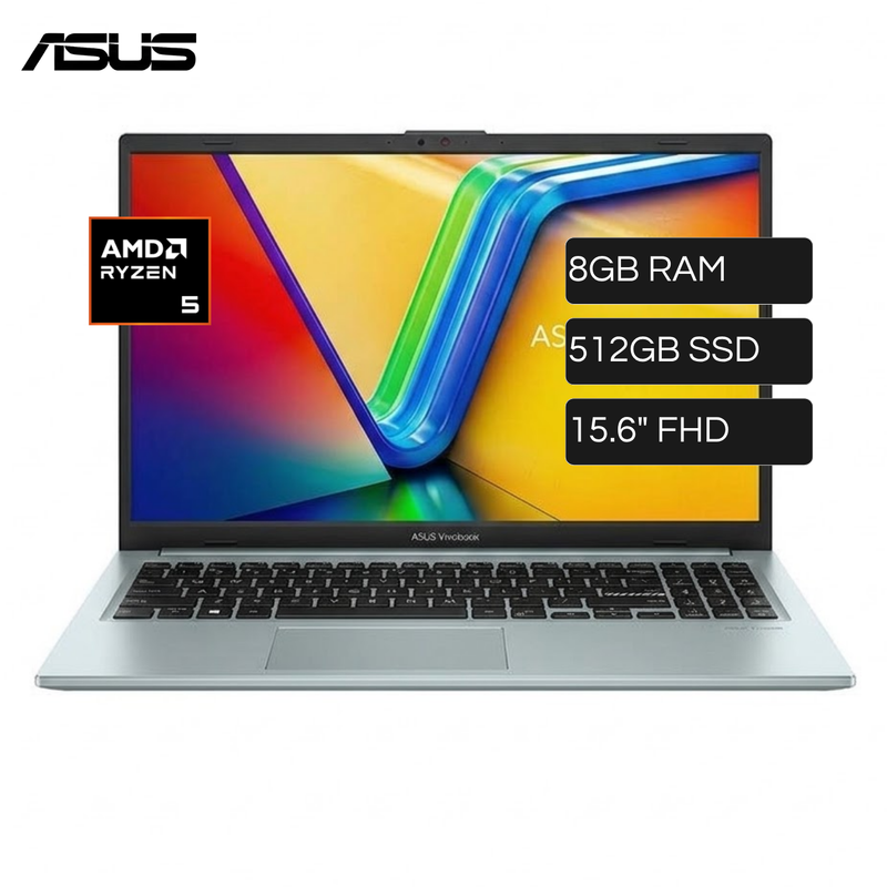 Laptop ASUS VIVOBOOK E1504FA-BQ5556 AMD Ryzen 5 40 RAM 8GB Disco 512GB SSD 15.6