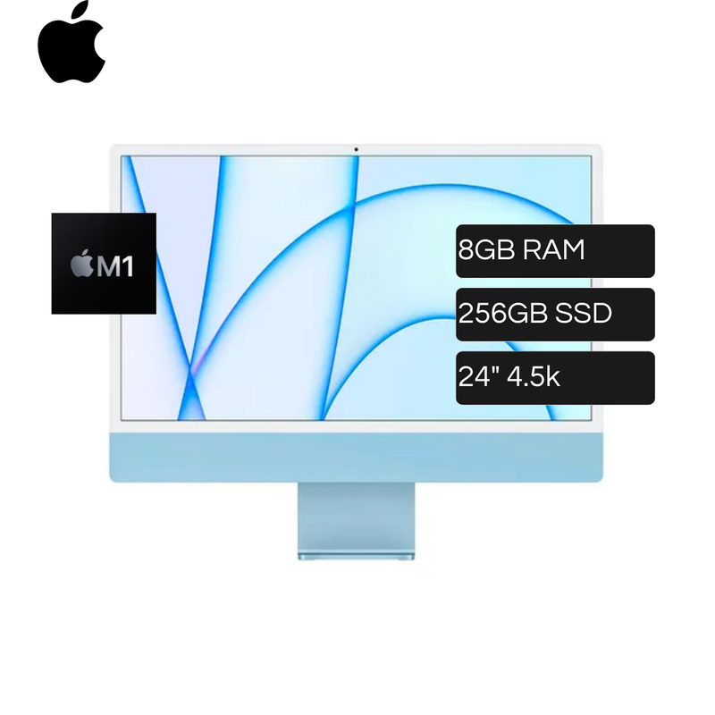 Apple iMac Apple Silicon M1 RAM 8GB Disco 256GB 24