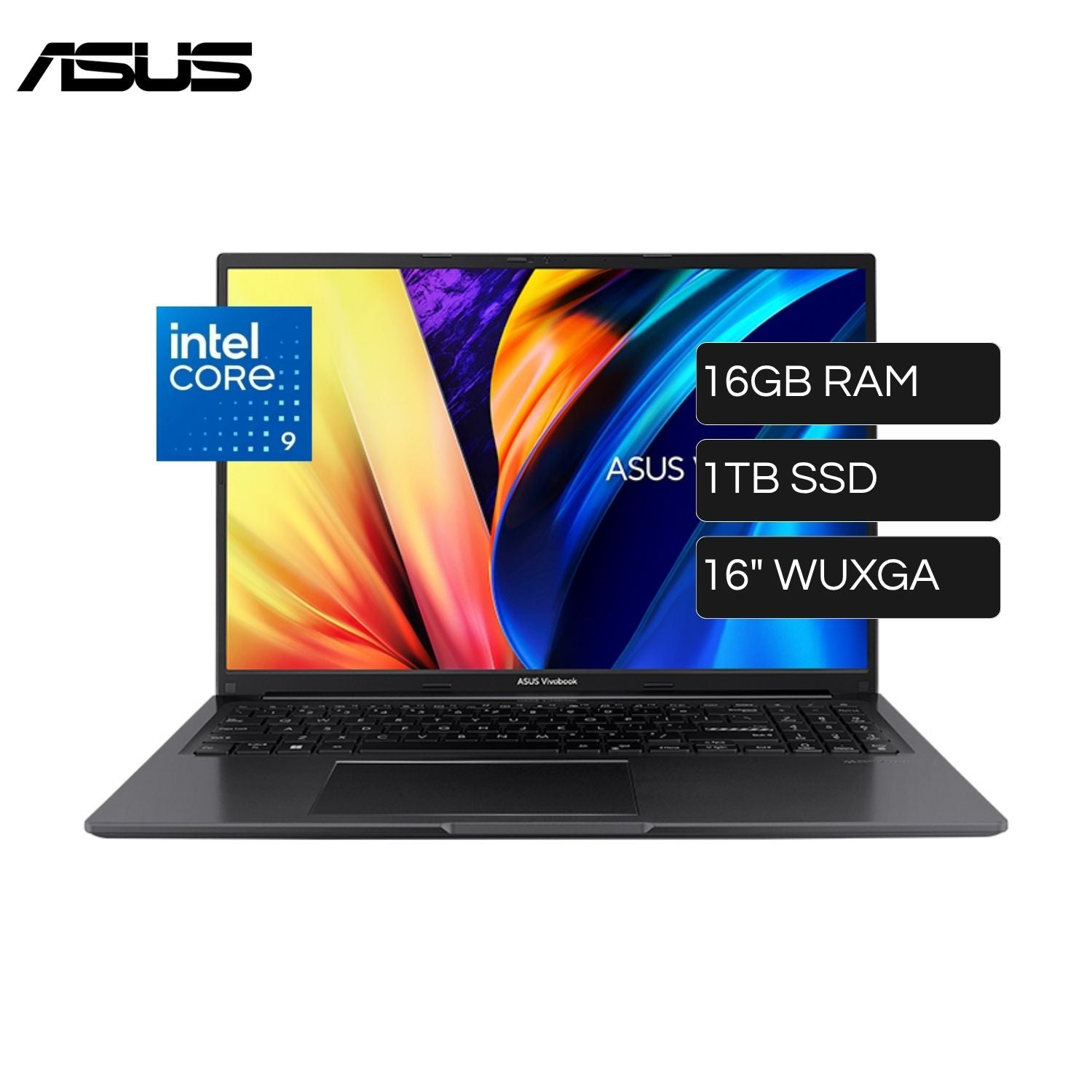 Laptop ASUS Vivobook X1605VA-MB2560 Intel Core 9 270H RAM 16GB Disco 512GB SSD 16" Wuxga FreeDos