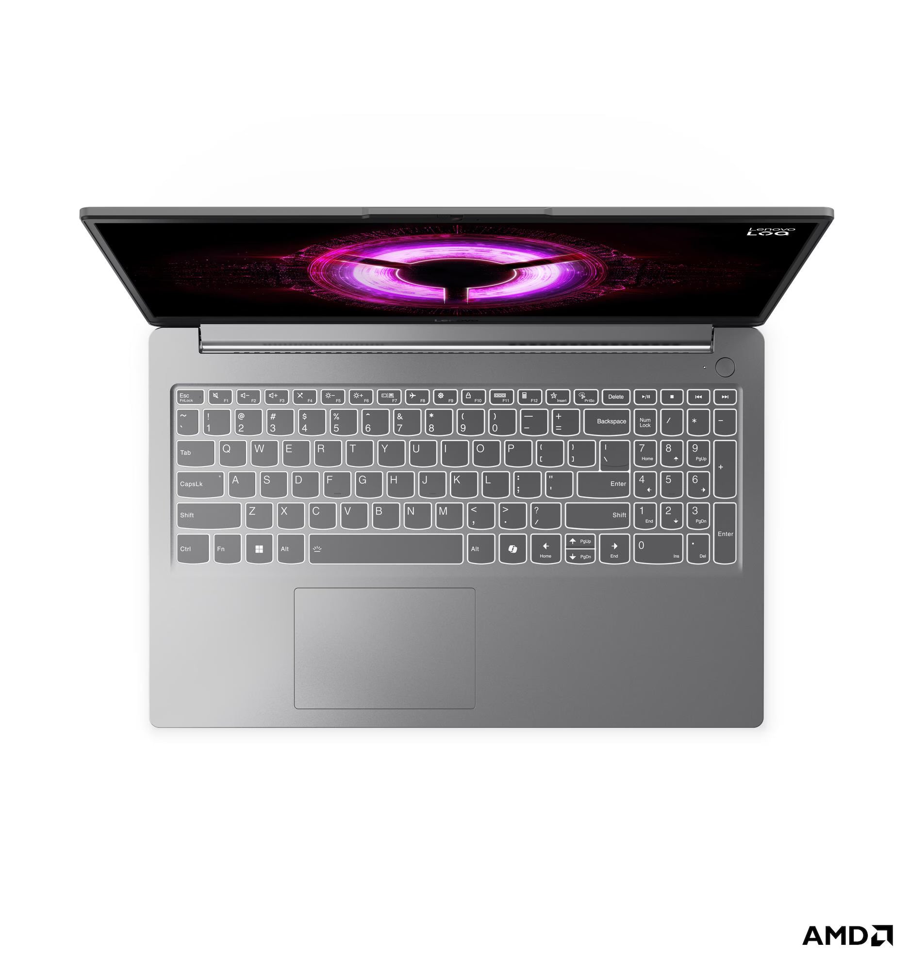 Laptop Lenovo LOQ 15ARP10E AMD Ryzen 7 7735HS RAM 16GB Disco 512GB SSD Video Nvidia RTX 3050 6GB 15.6" FHD 144Hz FreeDos